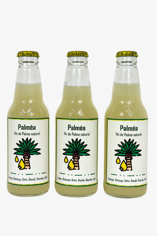 Palméa – Vin de Palme naturel (Lot de 3 bouteilles x 33 cl)
